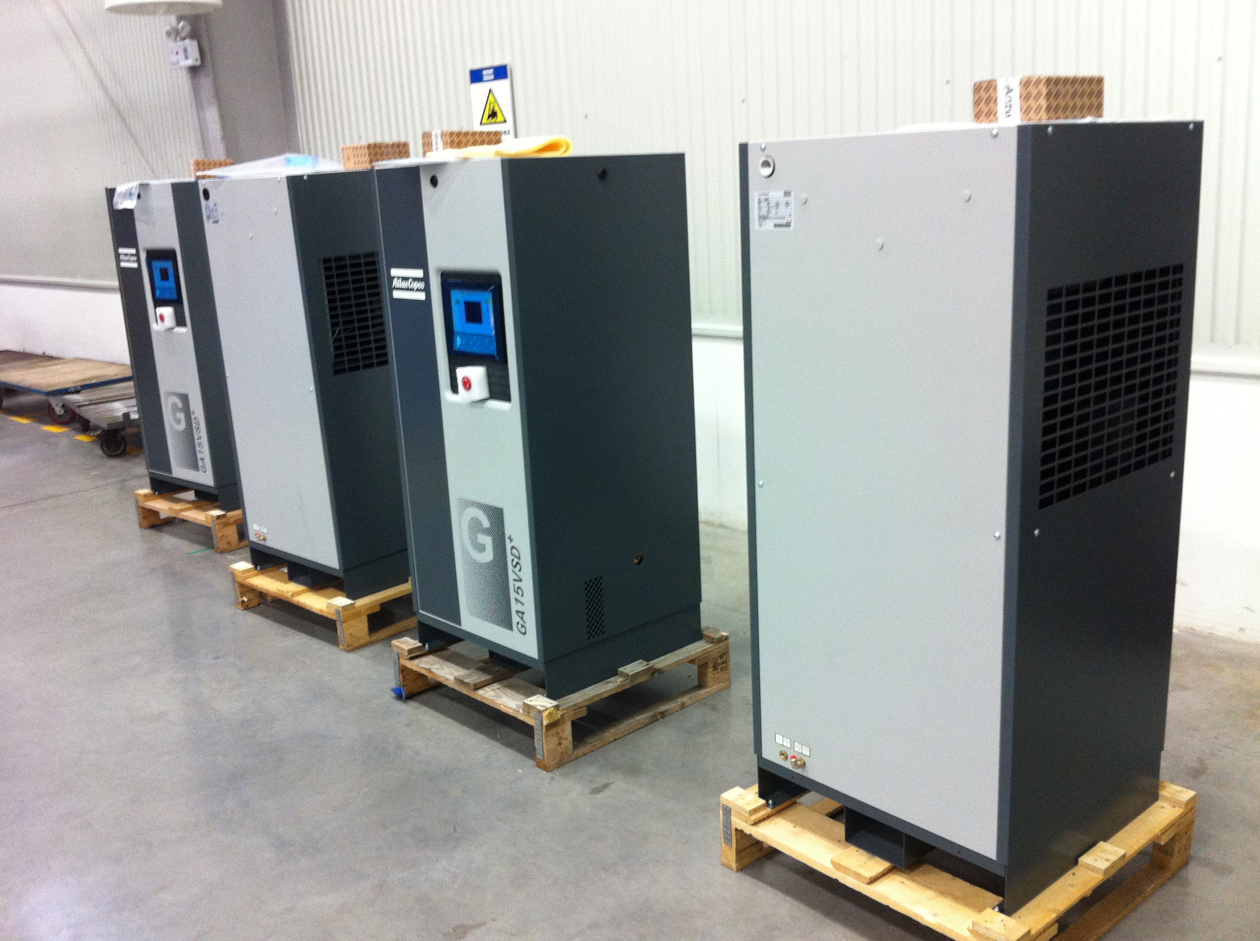 Atlas Copco Oil-lubricated Screw Compressors GA (VSD⁺) - Buy Oil ...